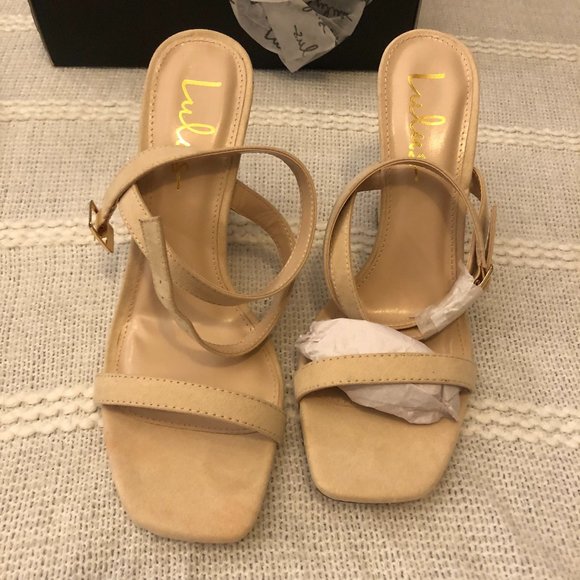 SAYDEE NATURAL SUEDE WEDGE SANDALS - LULUS - Picture 4 of 6
